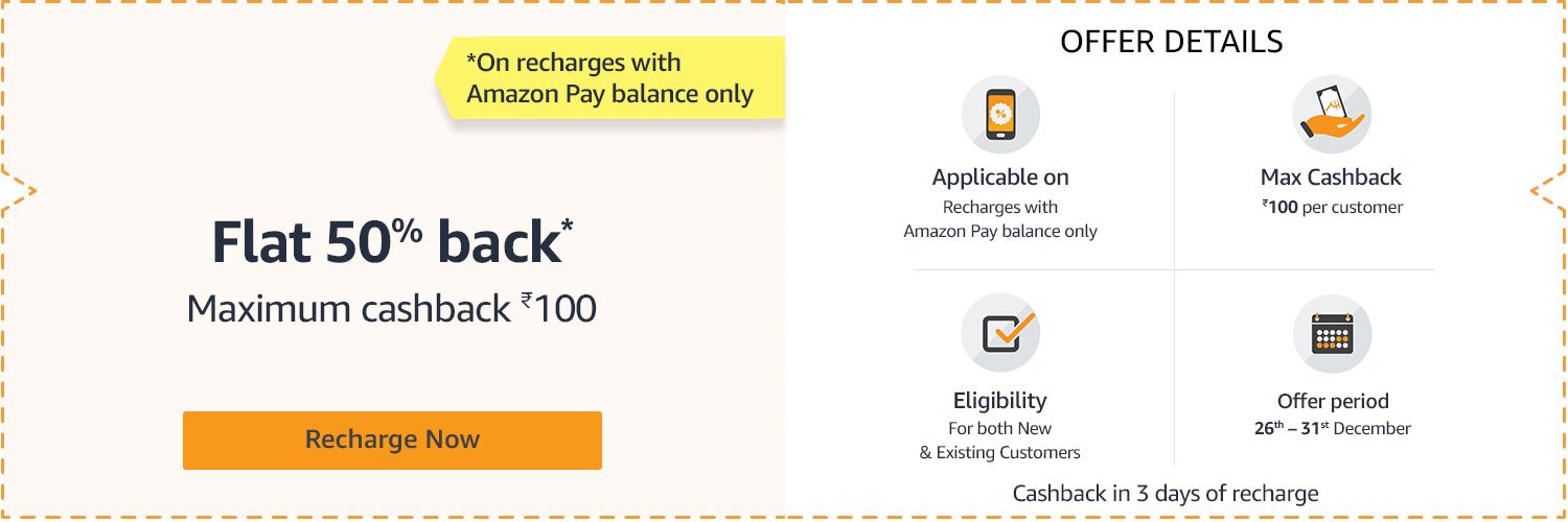 Amazon - Shop With AmazonPay Balance & Get 15% Cashback
