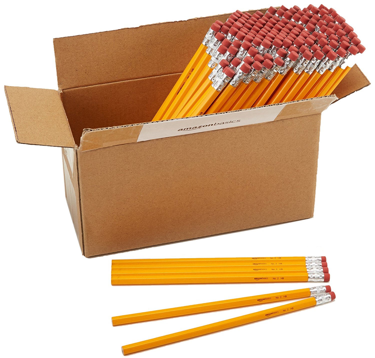 AmazonBasics Wood-cased HB Pencils - Box of 144
