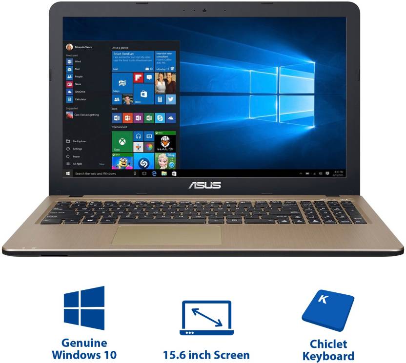 Asus APU Dual Core A6  4 GB 1 TB HDD Windows 10 15.6 inch Laptop