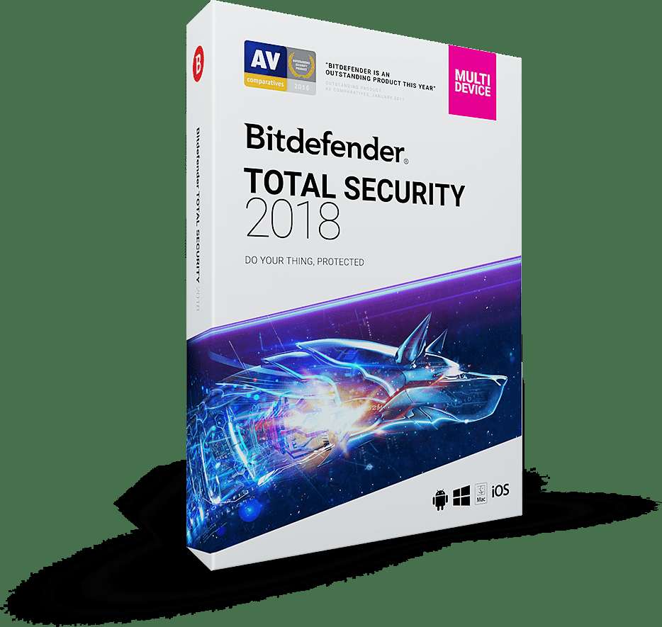 Bitdefender Total Security 2018 Free 6 Months Subscription