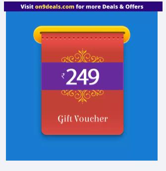 Flipkart Gift Voucher Worth Rs 249 For 249 Supercoins