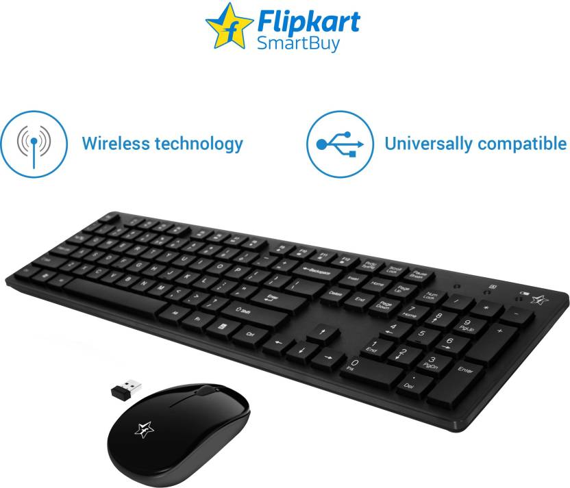Flipkart SmartBuy Wireless Keyboard & Mouse Combo