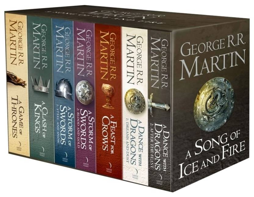 GAME OF THRONES: THE STORY CONTINUES: 7 Book Boxset  (English, Paperback, George R.R. Martin)
