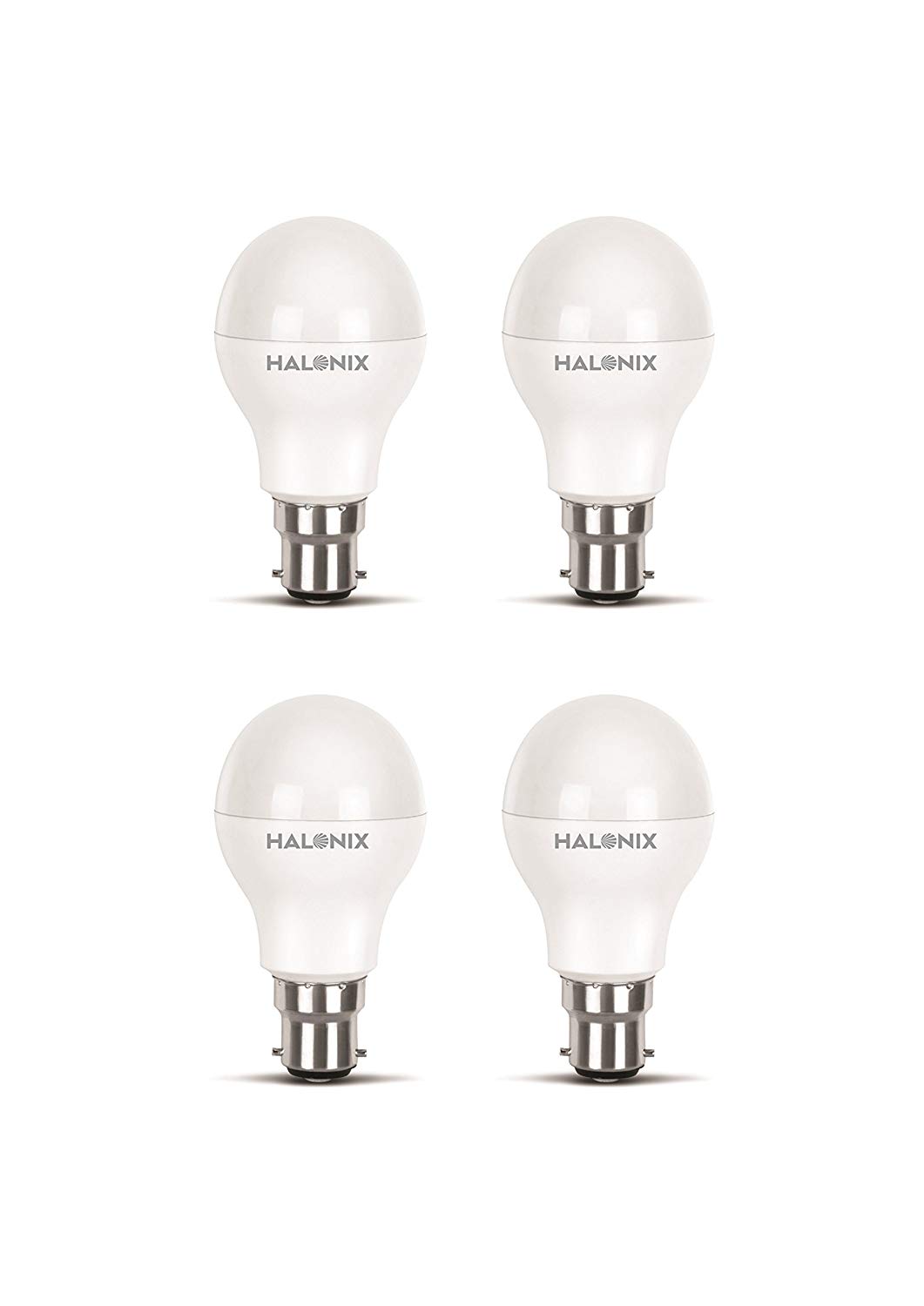 Halonix Photon Plus Base B22 12-Watt LED Bulb Warm White Pack of 4