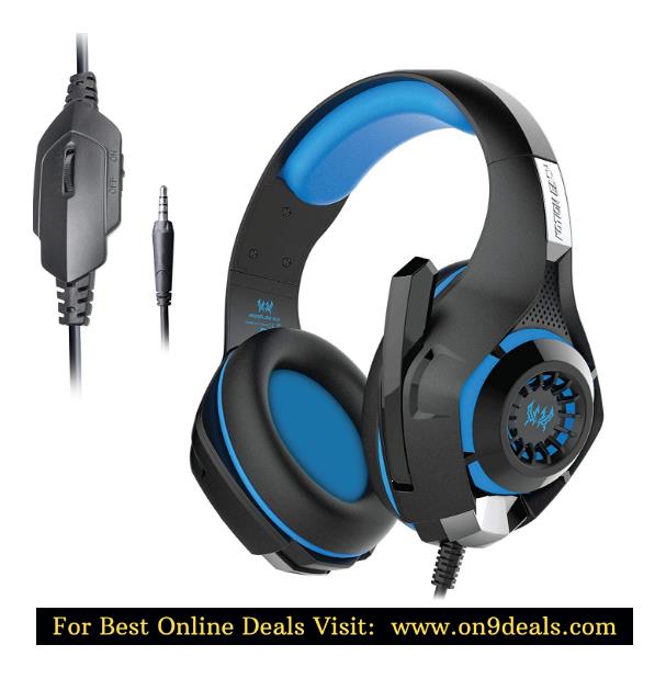 Kotion Each GS410 Headphones with Mic and for PS4, Xbox One, PC, iPhone and Android Phones