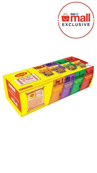 MAGGI Masalas Of India Noodle Box,12 Packets Of 73g Each, 4 Flavors Of New Variants, 3 Units Of Each Flavor