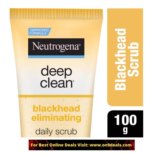 Neutrogena Deep Clean Blackhead Eliminating Daily Scrub, 100gms
