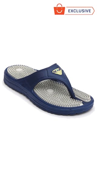 Nexa Accupressure Men's Grey Slippers Only Rs.38 After Cashback