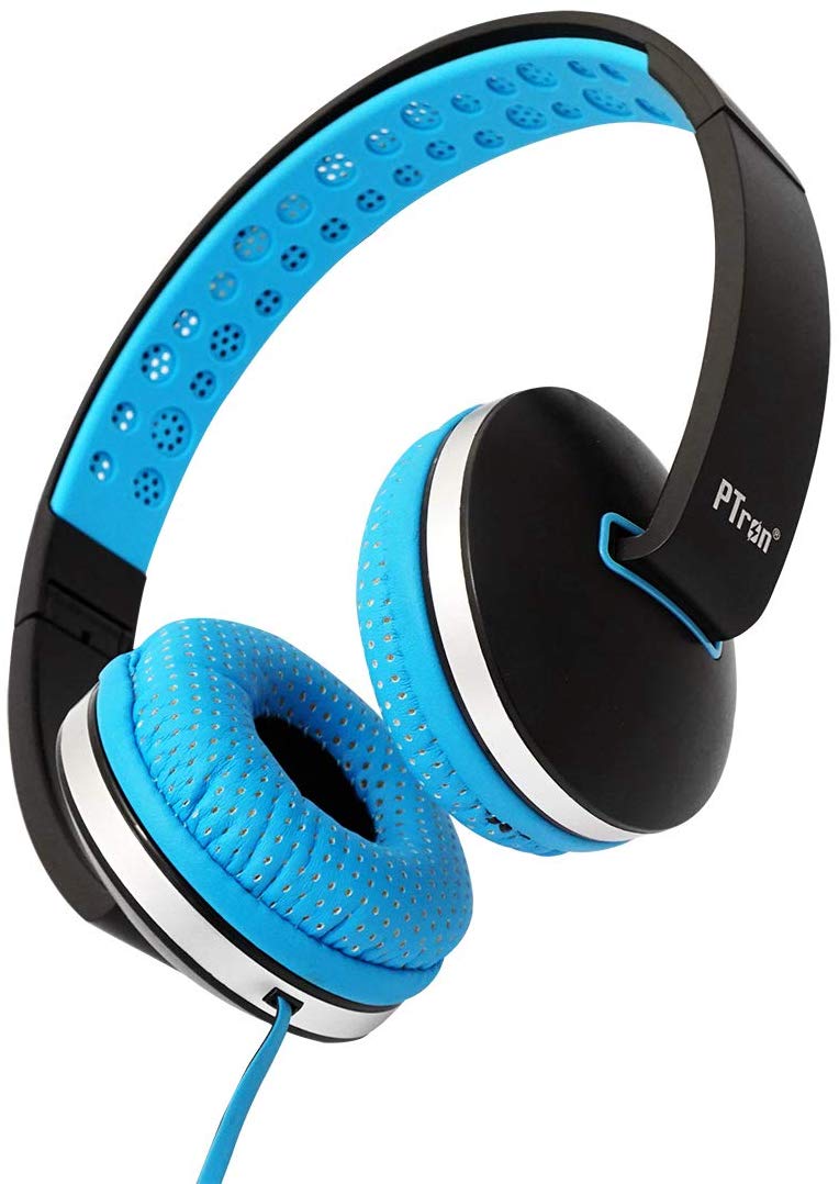 PTron Rebel Headphone Stereo Wired Earphone On-Ear Headset with Mic