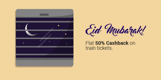 RailYatri - Train Tickets 50% Cashback