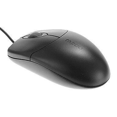 Rapoo Flyshine N1020 Optical Wired Mouse (Black) for Computer and PC