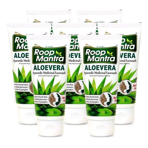 Roop Mantra Aloe Vera Face Wash 50ml, Pack of 7