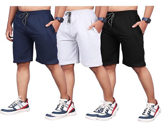 OGREA Men's Shorts | Shorts for Men's Pack Of 3 at INR 499 + Free Delivery