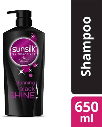 Sunsilk Stunning Black Shine Shampoo  (650 ml)
