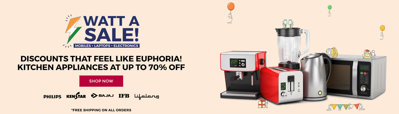 TataCliq - Watt A Sale Upto 70% Discount On Products + Extra 15% Discount With Standard Chattered