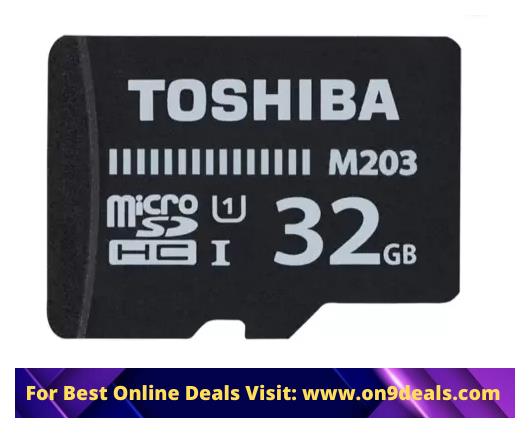 Toshiba M203 32 GB MicroSD Card Class 10 100 MB/s Memory Card