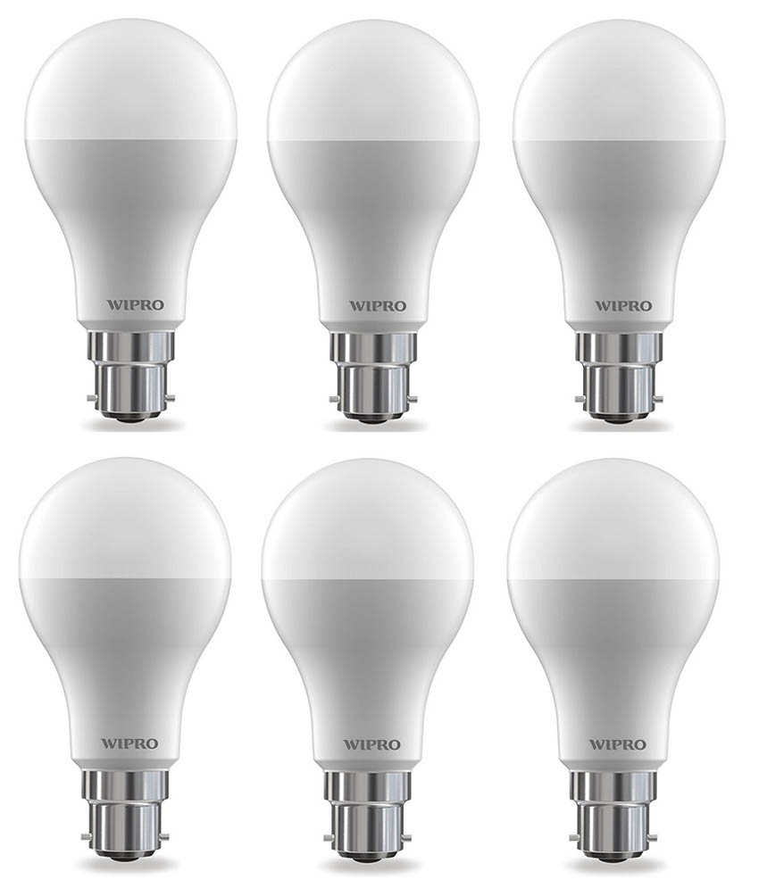 Wipro 15W (Pack of 6) LED Bulb Cool Day Light