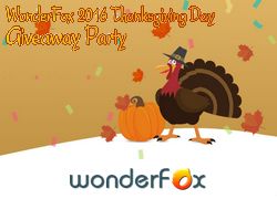 ?Wonderfox Thanksgiving Day Giveaway Party