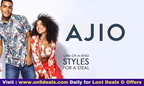 Ajio Free Shopping Loot Get Minimum 250 Points Max 700 Ajio Points 100% Usable On Any Product