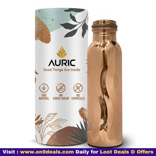 Auric Copper Charge Water Bottle 1 Piece 1000 ml