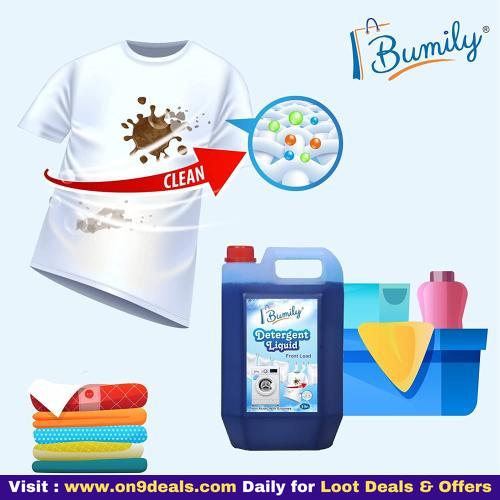 Bumily Liquid Cloth Washing Detergent for Washing Machine - 5Litres
