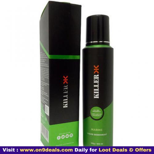 Killer Marine Unisex Deodorant Perfume Spray 150ML Each Pack of 3