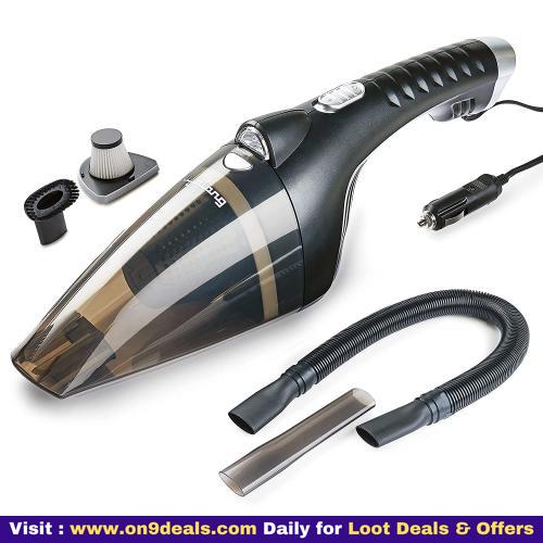 Lifelong Llcvc01 Car Vacuum Cleaner With Hepa Filter For Travel Use 1 Year Warranty