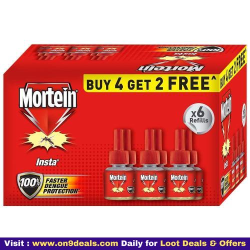 Mortein Liquid Vaporizer Refill - Buy 4, Get 2 Free Pack