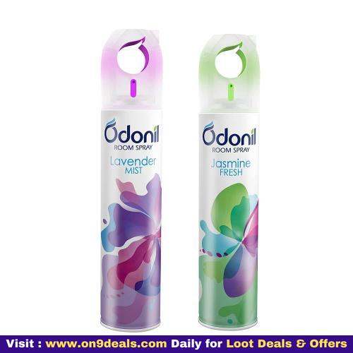 Odonil Air Freshener Spray For Home And Office Pack Of 2, 220ml Each Long-lasting Fragrance