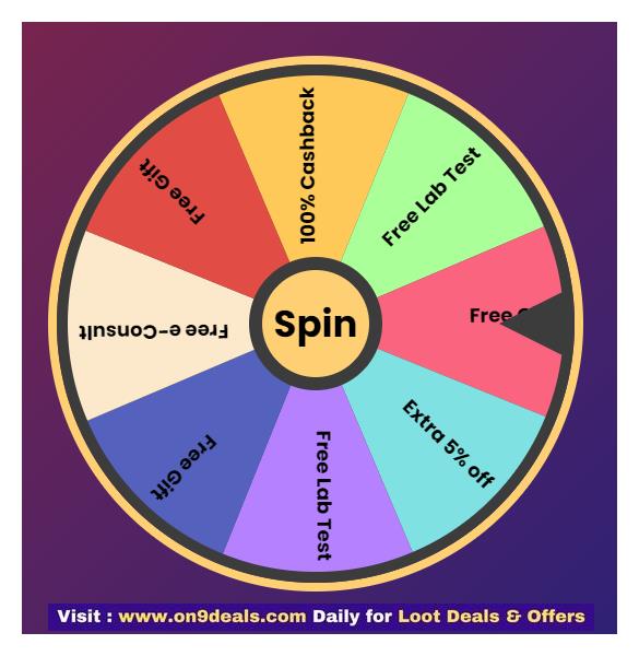 1mg End Of Year Sale : Play Spin the Wheel & Win Exciting Offers