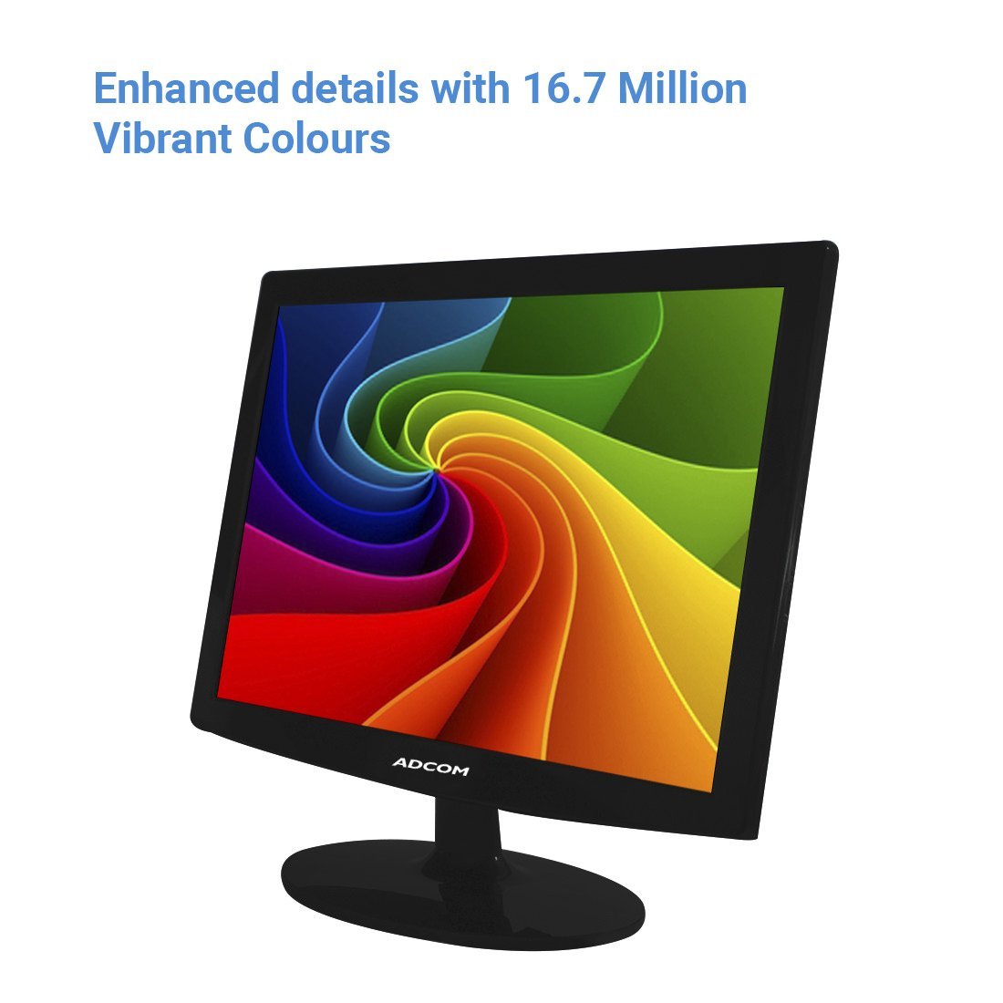 Adcom 38.1 CM (15.1 Inch) 1510 LED Monitor