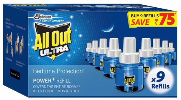 All Out Power Plus Refills Pack of Nine Super Value Pack