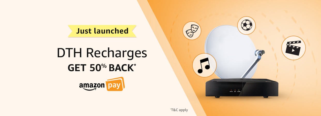 Amazon - Recharge DTH and Get 50% Cashback upto Rs.100