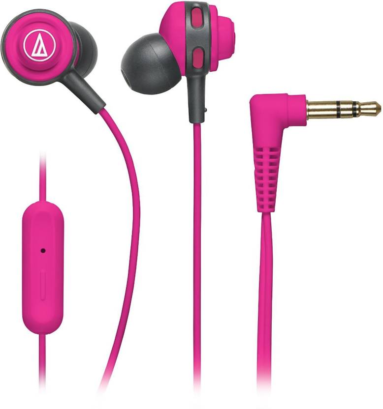 Audio Technica ATH COR150iS PK Wired Headset With Mic