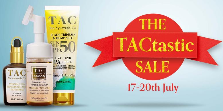 AyurvedaCo. The TACtastic Sale Buy 1 & Get 1 Free Sitewide