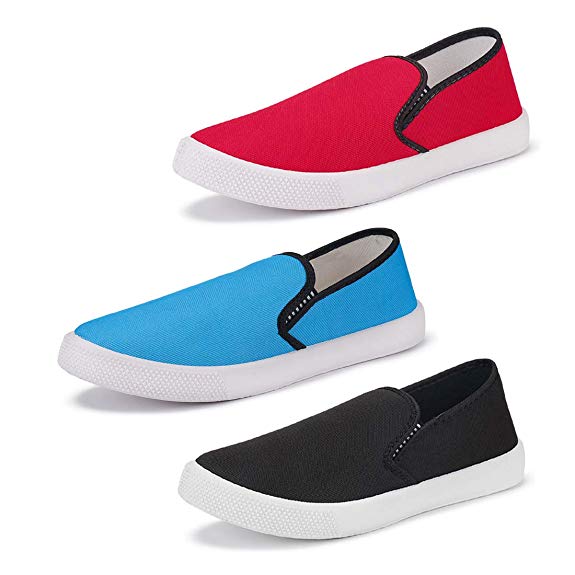 Bersache Men's Multicolor Combo Pack of 3 Casual Sneakers