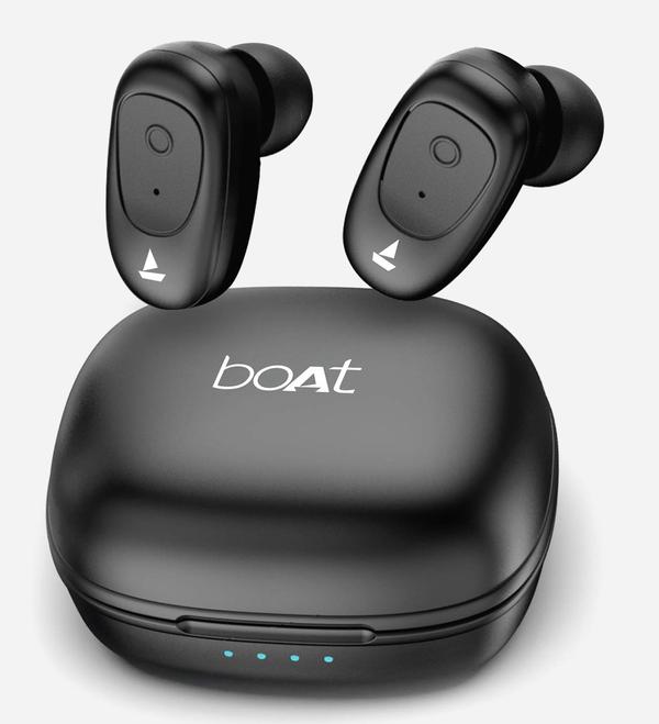 boAt Airdopes 201 True Wireless Earbuds with BT v5.0 in-Built Mic with Voice Assistant