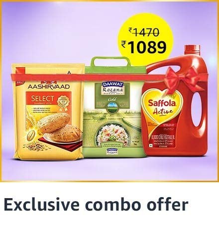 Buy 5Kg Atta + 5Kg Basmati + 5Kg Oil