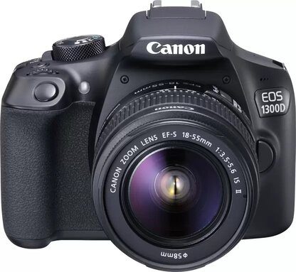 Canon EOS 1300D With Free Motorola Pulse-S505 Wireless Headset (Worth Rs.6999) @ Rs.19,490