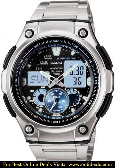 Casio AD160 Youth Combination ( AQ-190WD-1AVDF ) Analog-Digital Watch - For Men