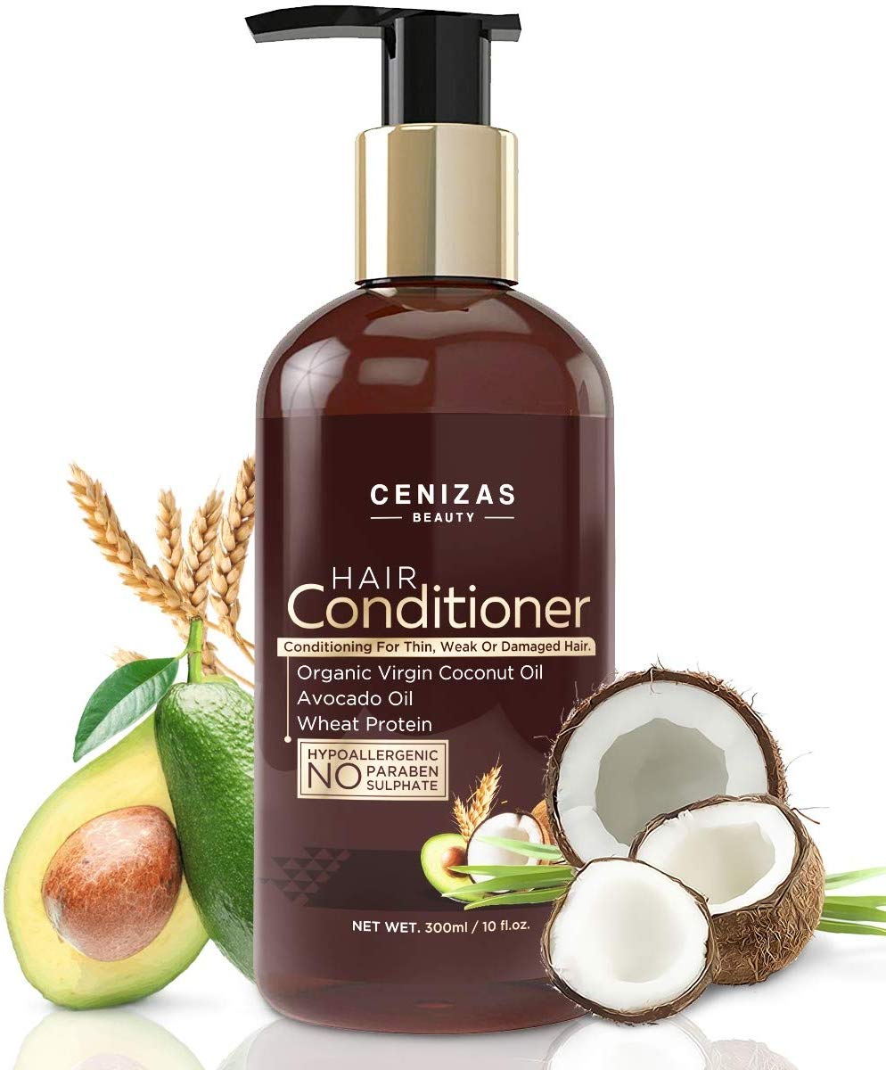 Cenizas Coconut & Avocado Oil Hair Conditioner - No Sulphate & Parabens, 300 ml