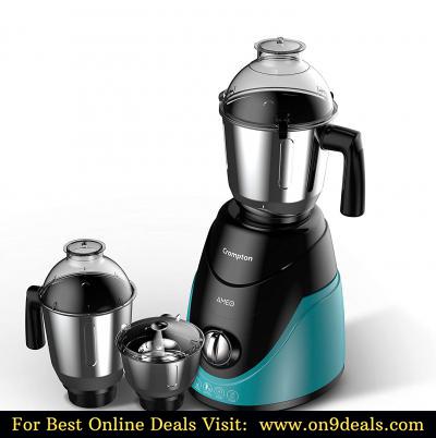 Crompton Ameo 750-Watt Mixer Grinder with 3 Jars