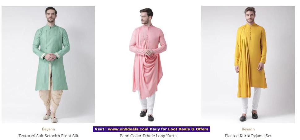 DEYANN Ethnic Men Collection Minimum 40% OFF + Extra Discount