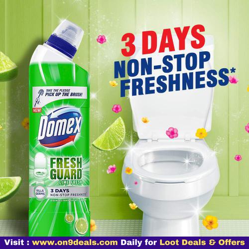 Domex Fresh Guard Lime Fresh Disinfectant Toilet Cleaner, 750 ml