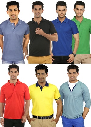 homeshop18 polo t shirt combo