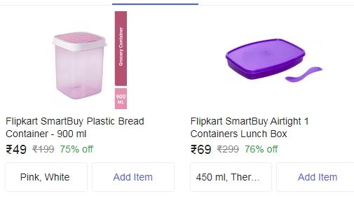 Flipkart Smartbuy Home & Kitchen Products Upto 80% Discount From Rs 49