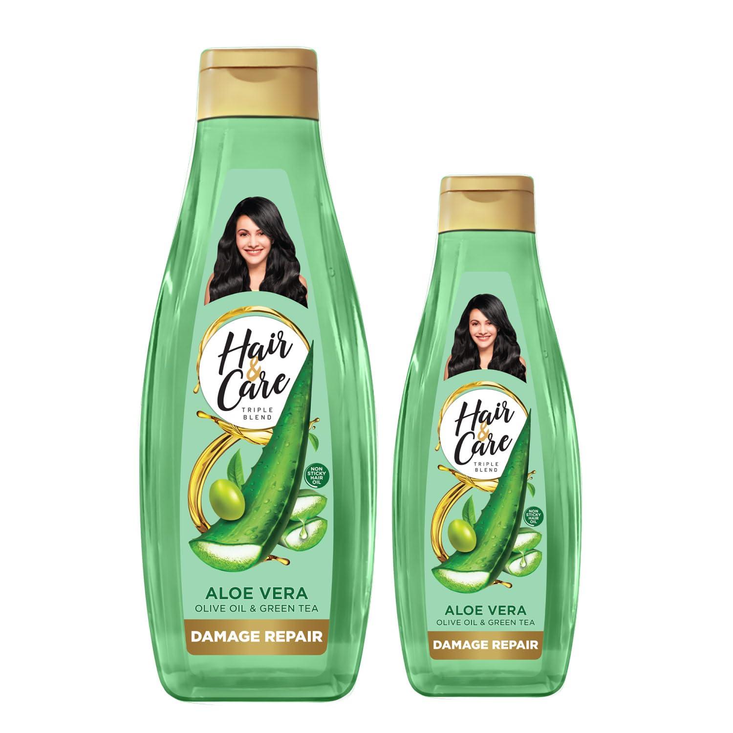 Free Haircut worth Rs.500 with Hair & Care Oil 300ml Pack Rs.135