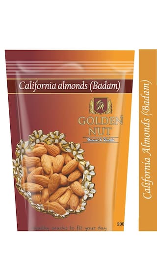 Golden Nut Almonds 200Gms 1Pc X 2 @ Rs.236 After Cashback
