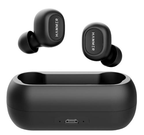 HAMMER Black Solo Truly Twin Wireless Bluetooth V5.0 Earbuds