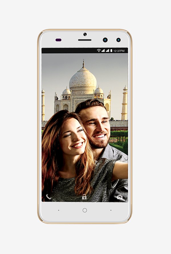 Intex Elyt Dual 16 GB (Champagne) 2 GB RAM, Dual Sim 4G